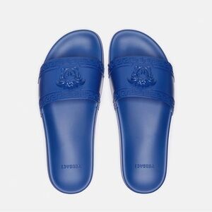 Versace Rubber Slide Sandals .